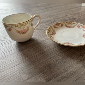 Vintage English Bone China Tea Cup and Saucer!